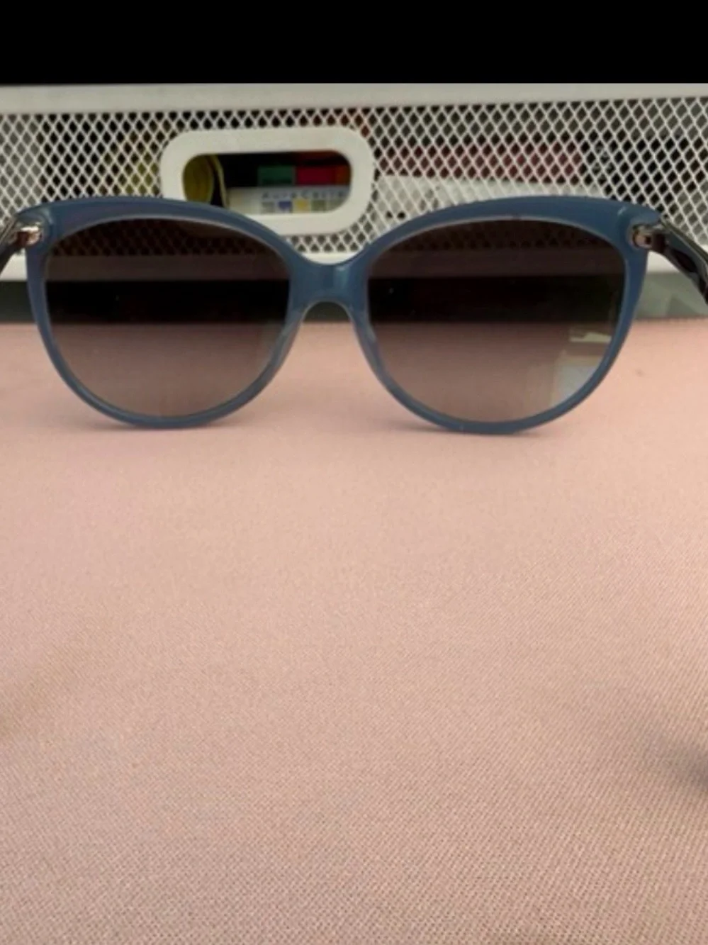 Tiffany woman’s Sunglasses TF 4097 cat eye Blue frame